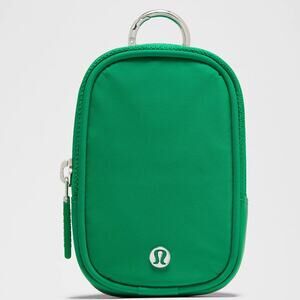 Lululemon NEW Clippable Nano Pouch Raceway Green Water-Repellent
